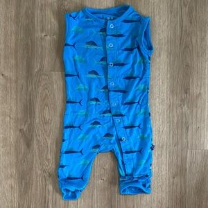 Kickee Pants Print Tank Romper